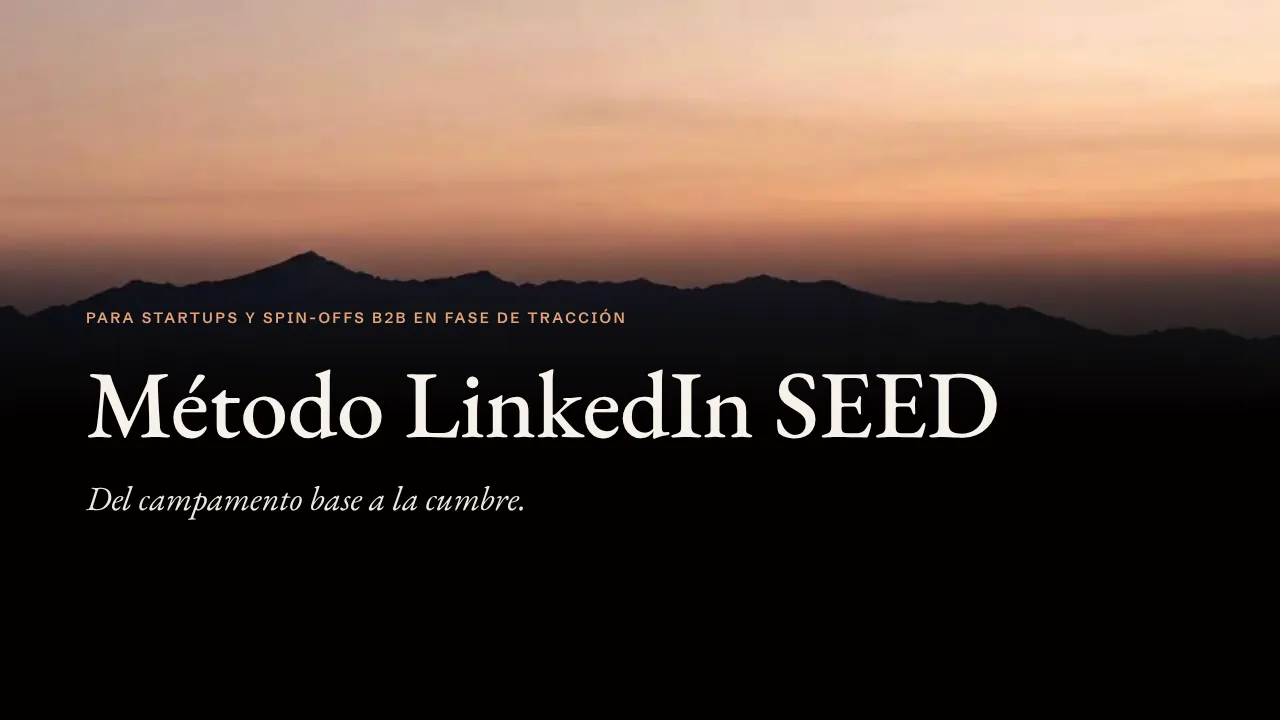 Portada del vídeo del Método LinkedIn SEED